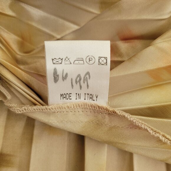 Behnaz Sarafpour romantic pastel floral pleated midi structured skirt size XS - Picture 12 of 14